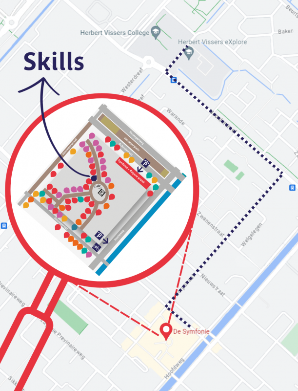 route skills vanaf HVC