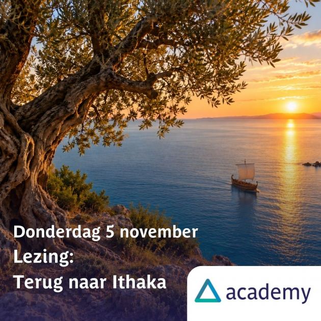Akademie lezing op donderdag 5 november: Terug naar Ithaka