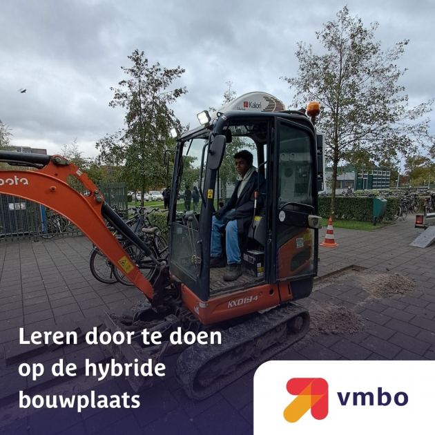 Leren door te doen op de hybride bouwplaats