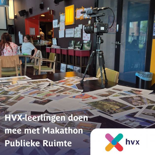 HVX-leerlingen doen mee met Makathon Publieke Ruimte