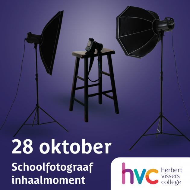 Schoolfotograaf op woensdag 28 oktober