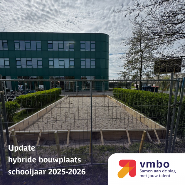 Update hybride bouwplaats schooljaar 25-26